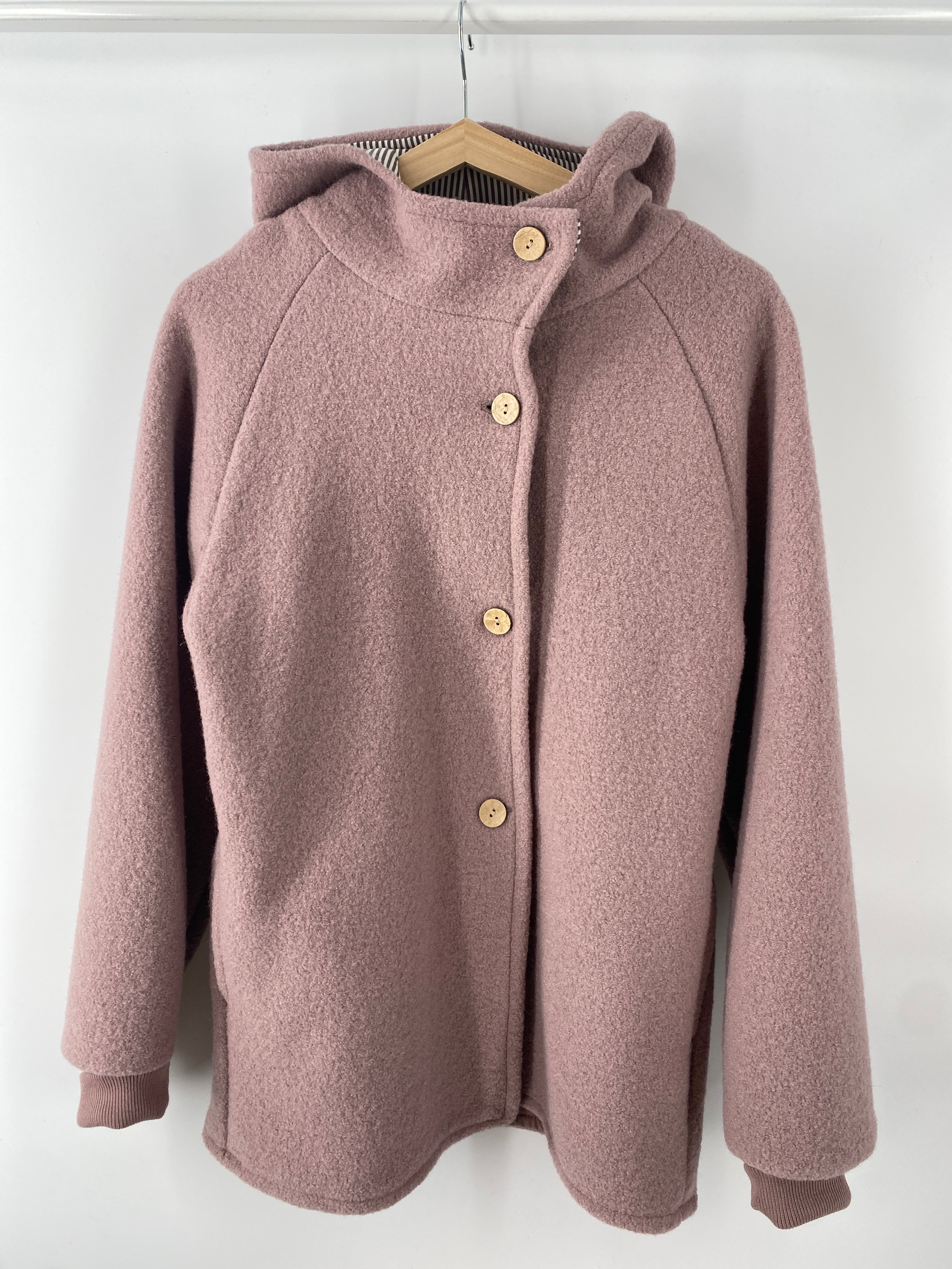 NEU Wichteljacke Wollwalk Rosé Gr 12/13Y