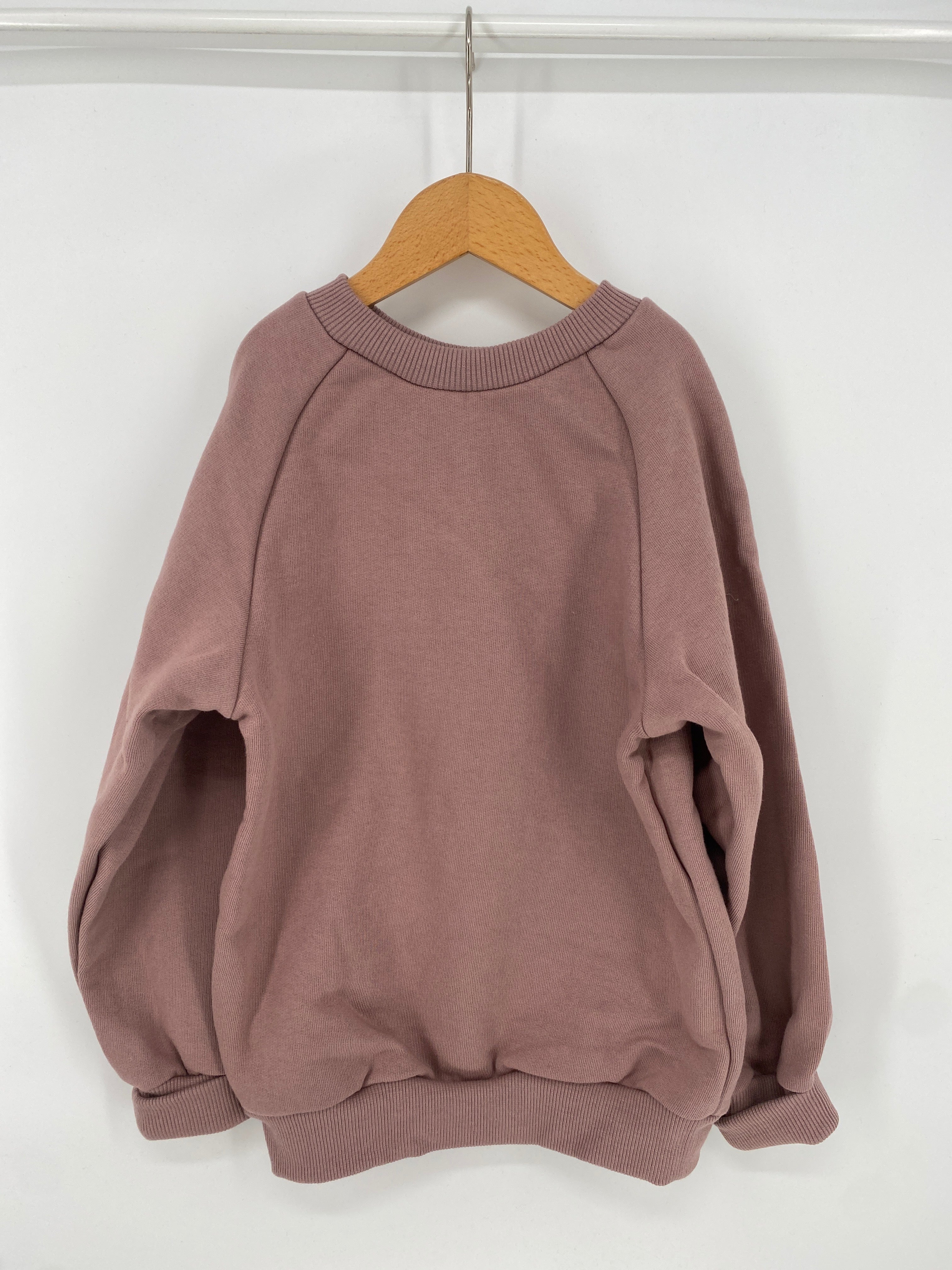 NEU Pulli Bio-Sweat Rosé Gr 4/5Y