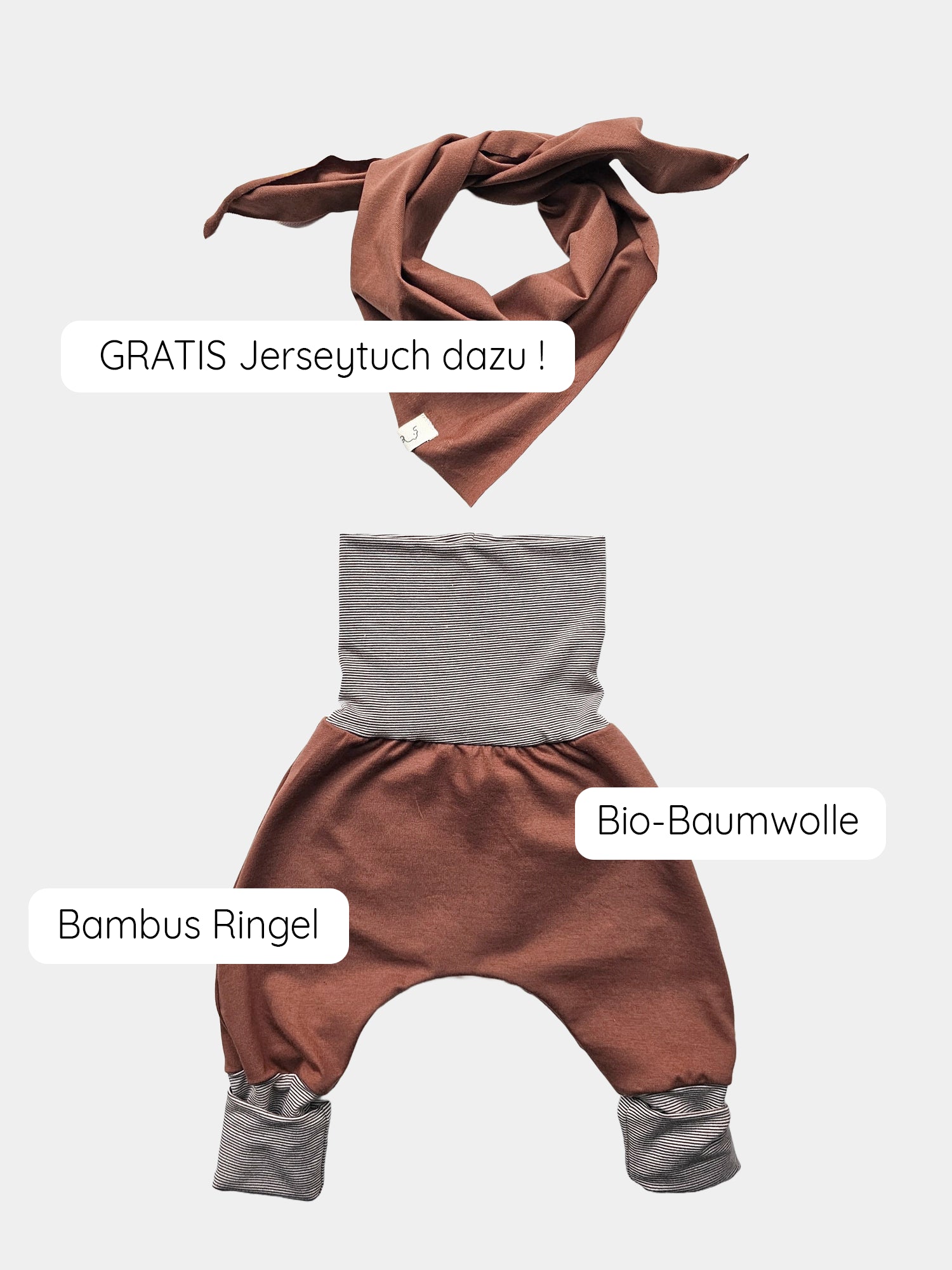 Babyknicker Jersey - Zimt