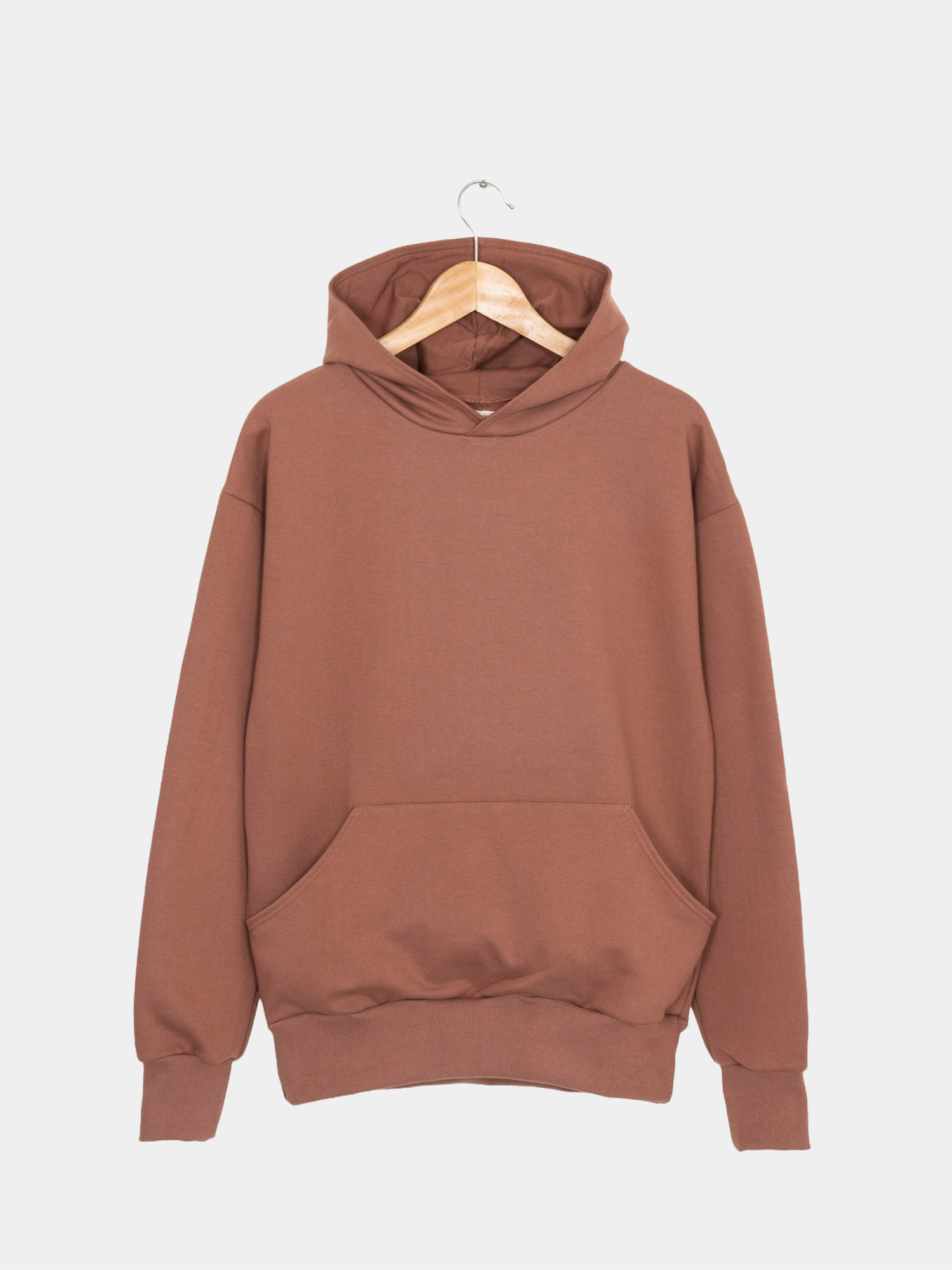 Hoodie Bio-Sweat - Zimt