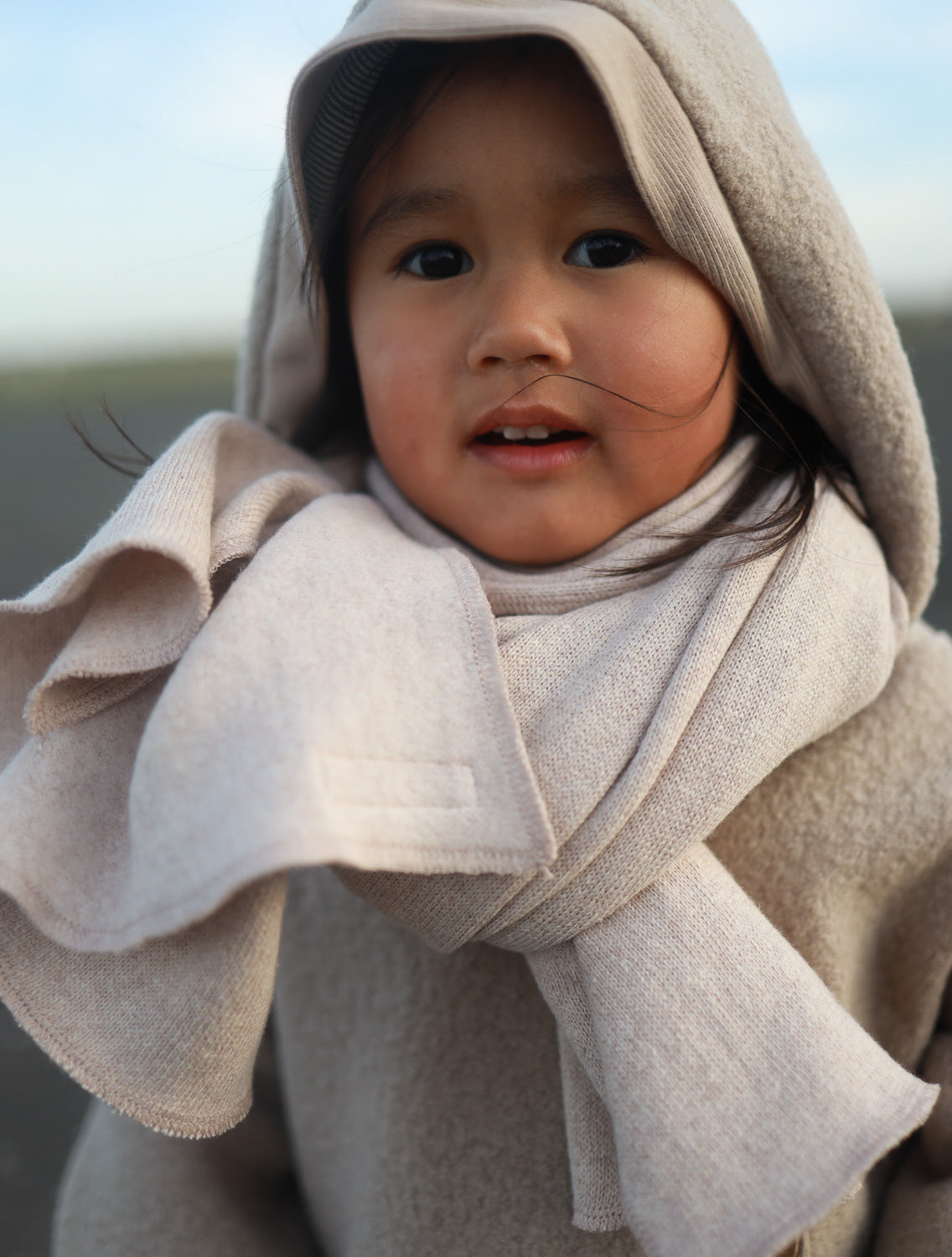 Wool Snuggle Suit - oat