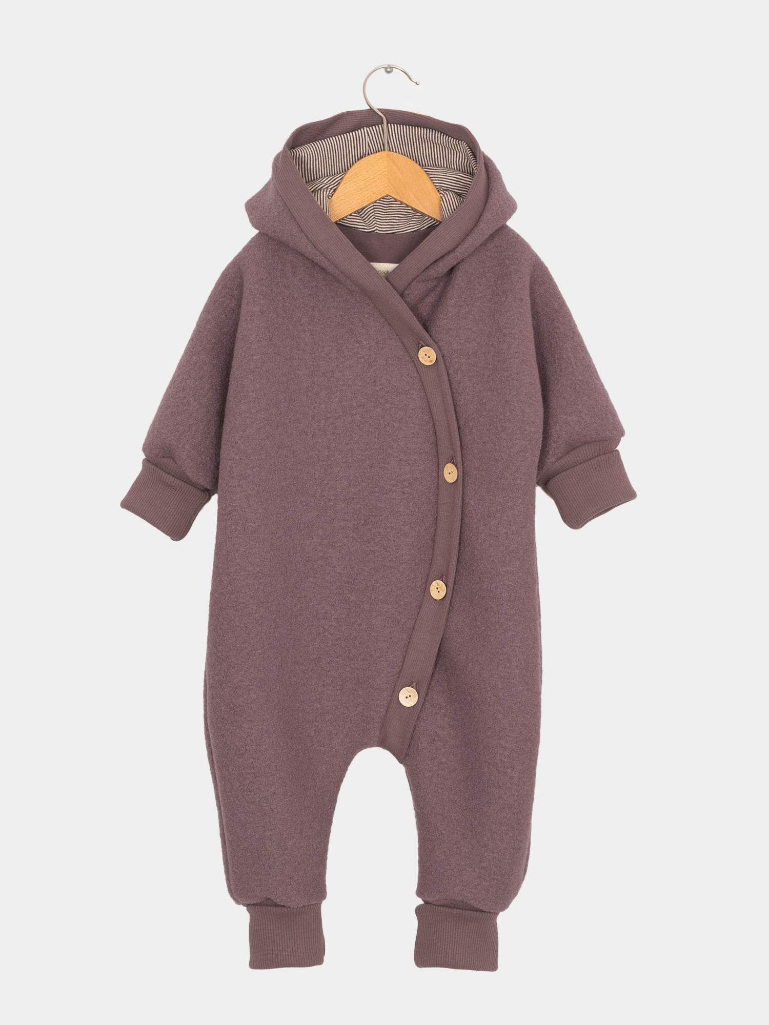 Cuddle suit woolwalk - mauve