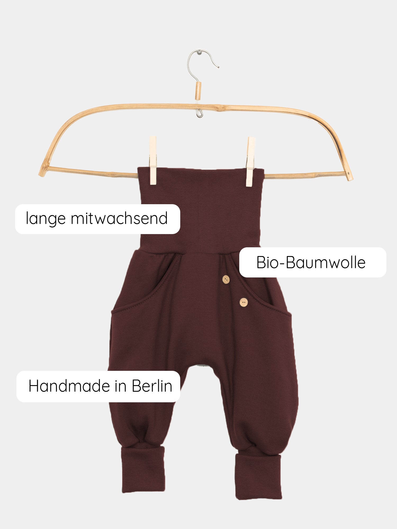 Knickerbocker Bio-Sweat - Schoko ab Gr 10/11Y