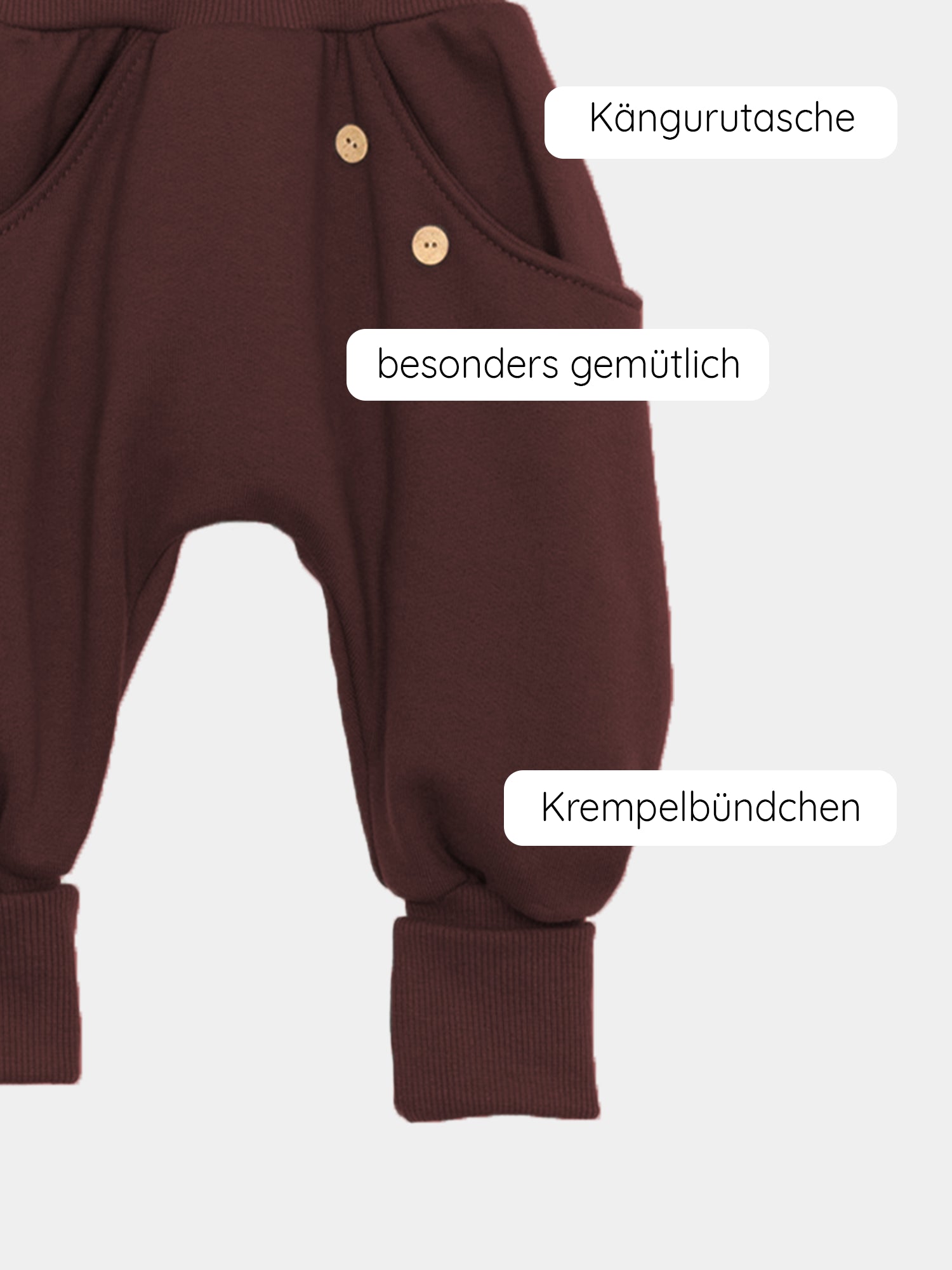 Knickerbocker Bio-Sweat - Schoko ab Gr 10/11Y