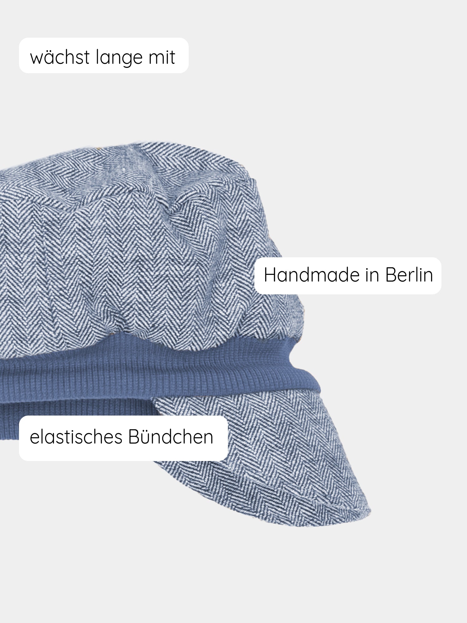 Michel cap herringbone