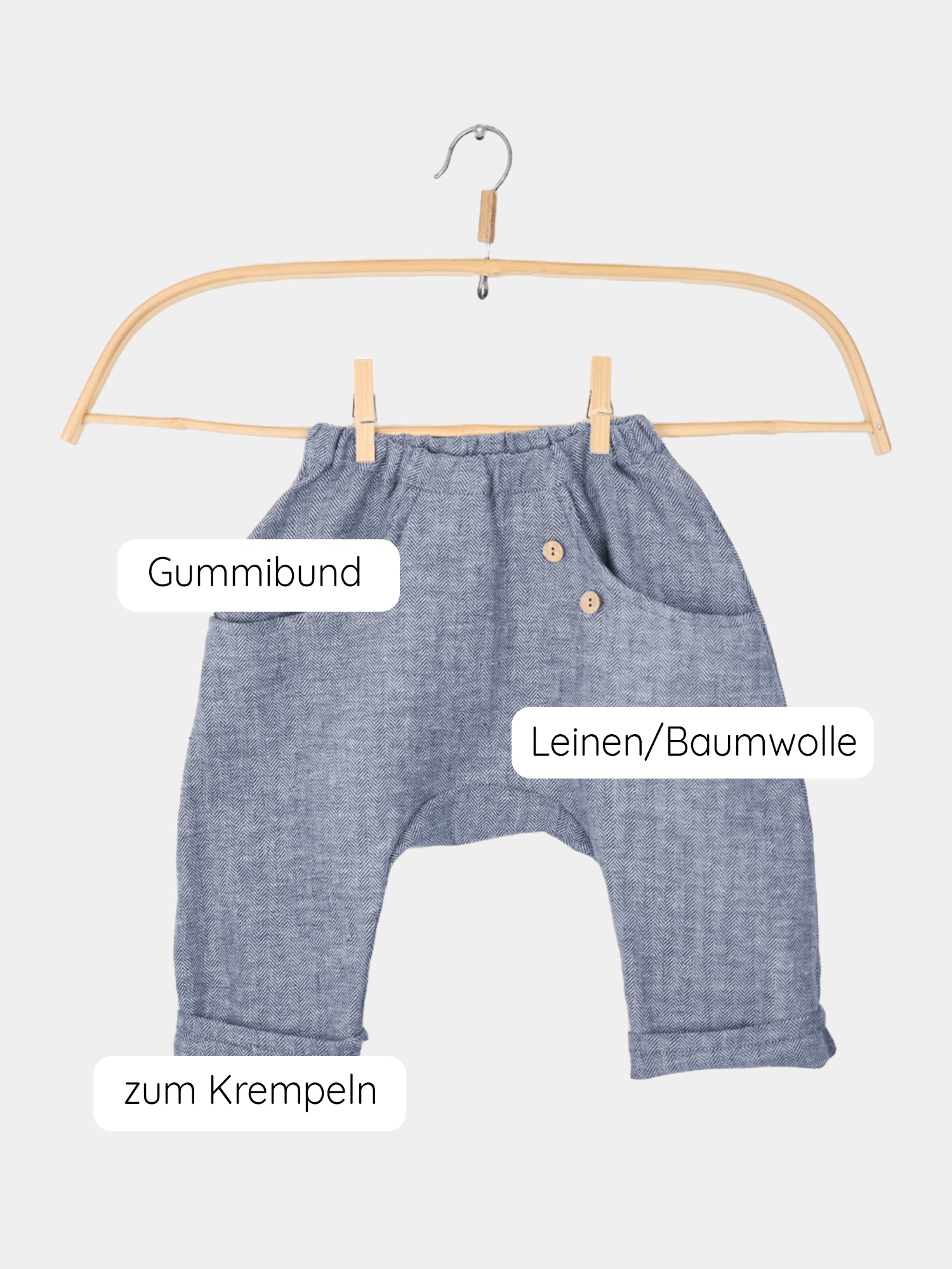 Sommerknicker Fischgrat Blaubeere