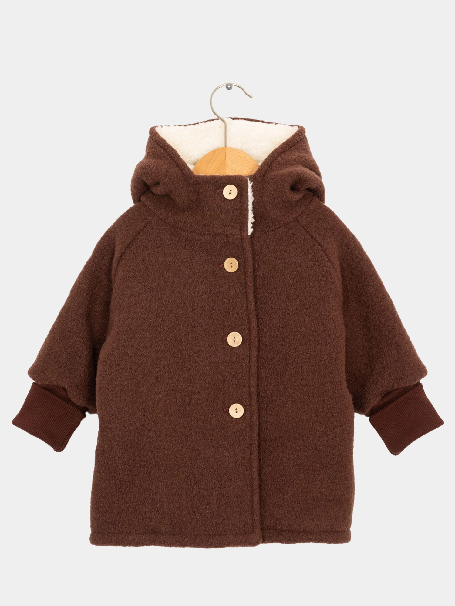 Teddy gnome jacket woolwalk - chestnut