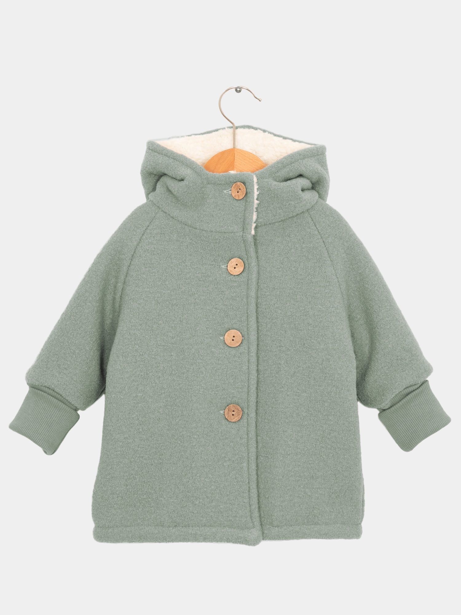 Teddy gnome jacket woolwalk - Aqua